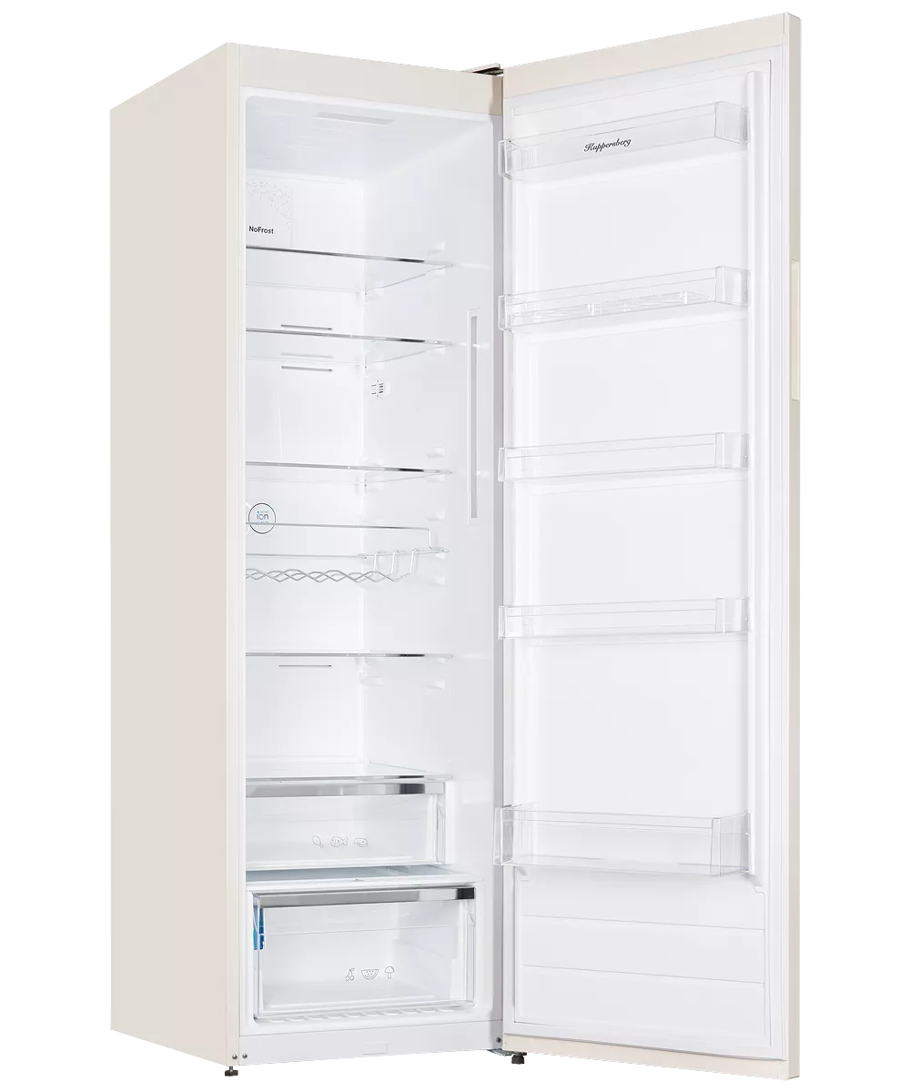 Холодильник Kuppersberg NRS186BE вид сбоку открытый