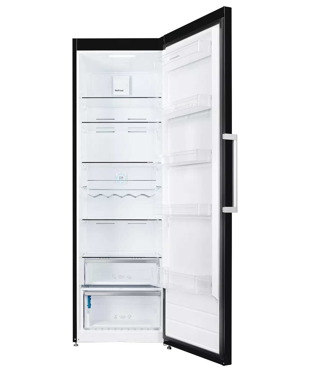Холодильник Kuppersberg NRS186BK в открытом виде
