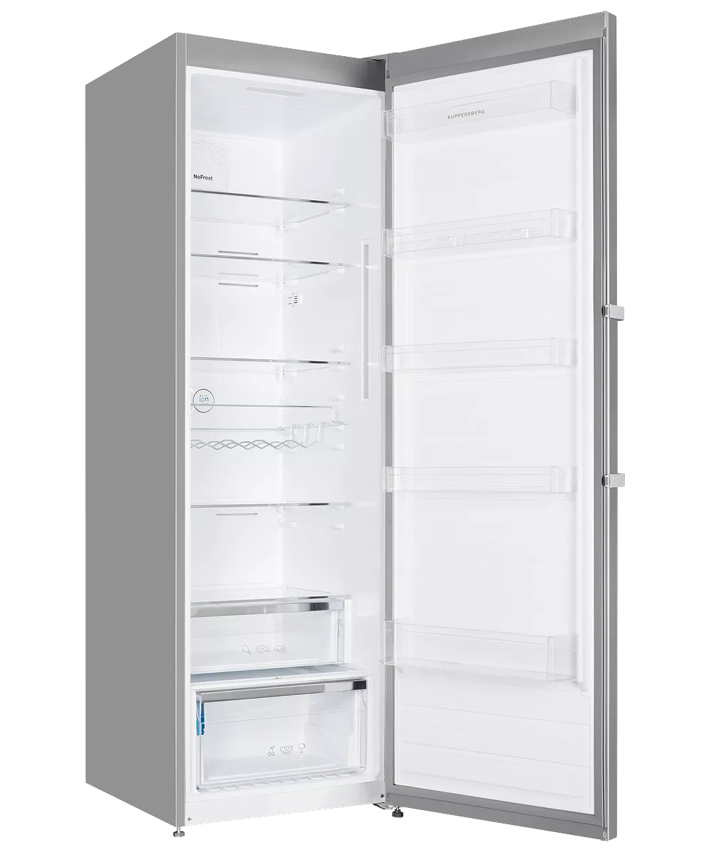 Холодильник Kuppersberg NRS186X вид сбоку открытый