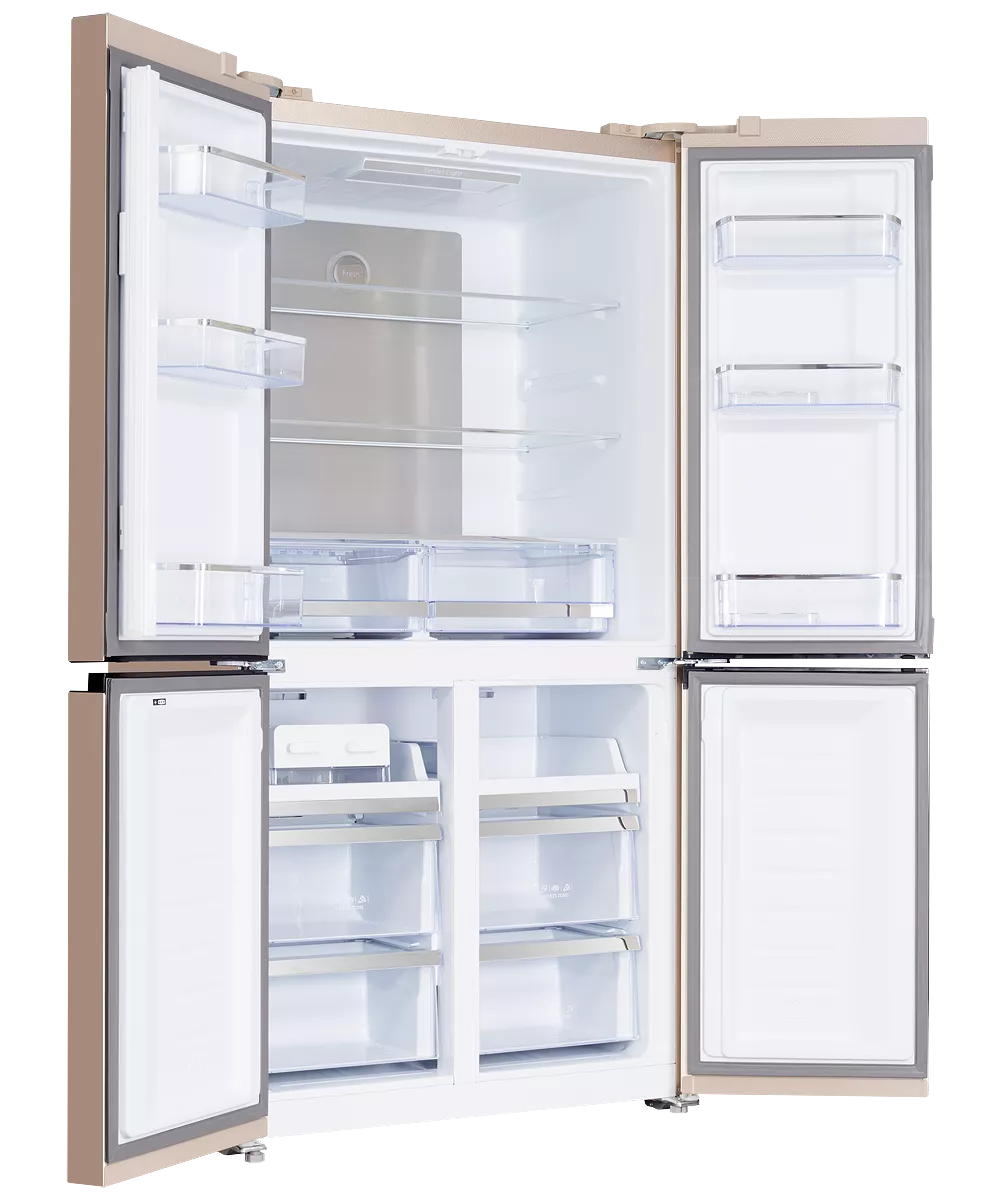 Холодильник Kuppersberg NFFD183BEG вид сбоку открытый