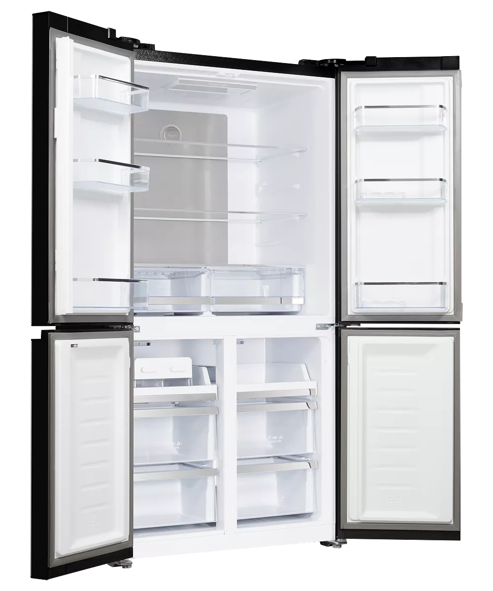 Холодильник Kuppersberg NFFD183BKG вид сбоку открытый