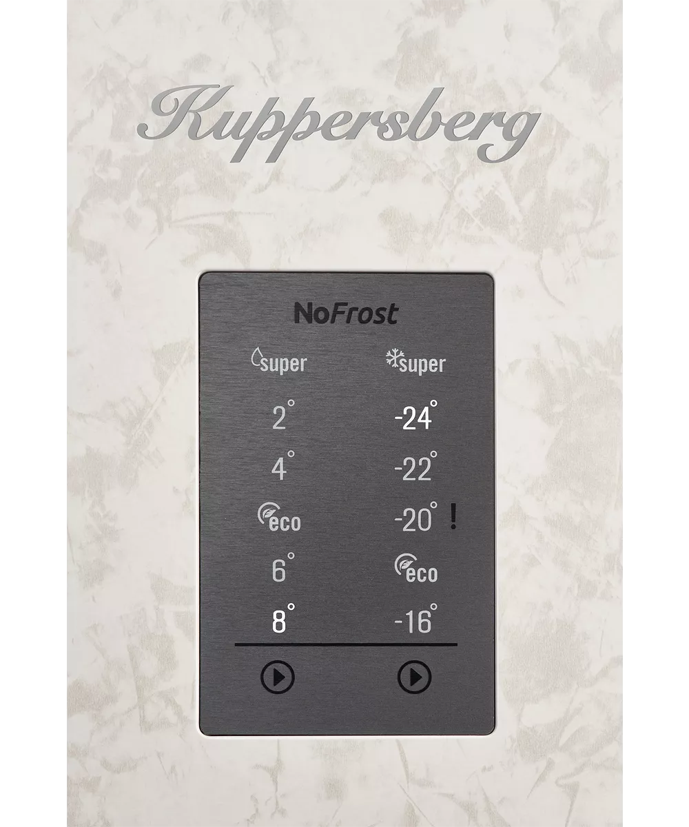 Холодильник Kuppersberg NRV1867HBE панель управления
