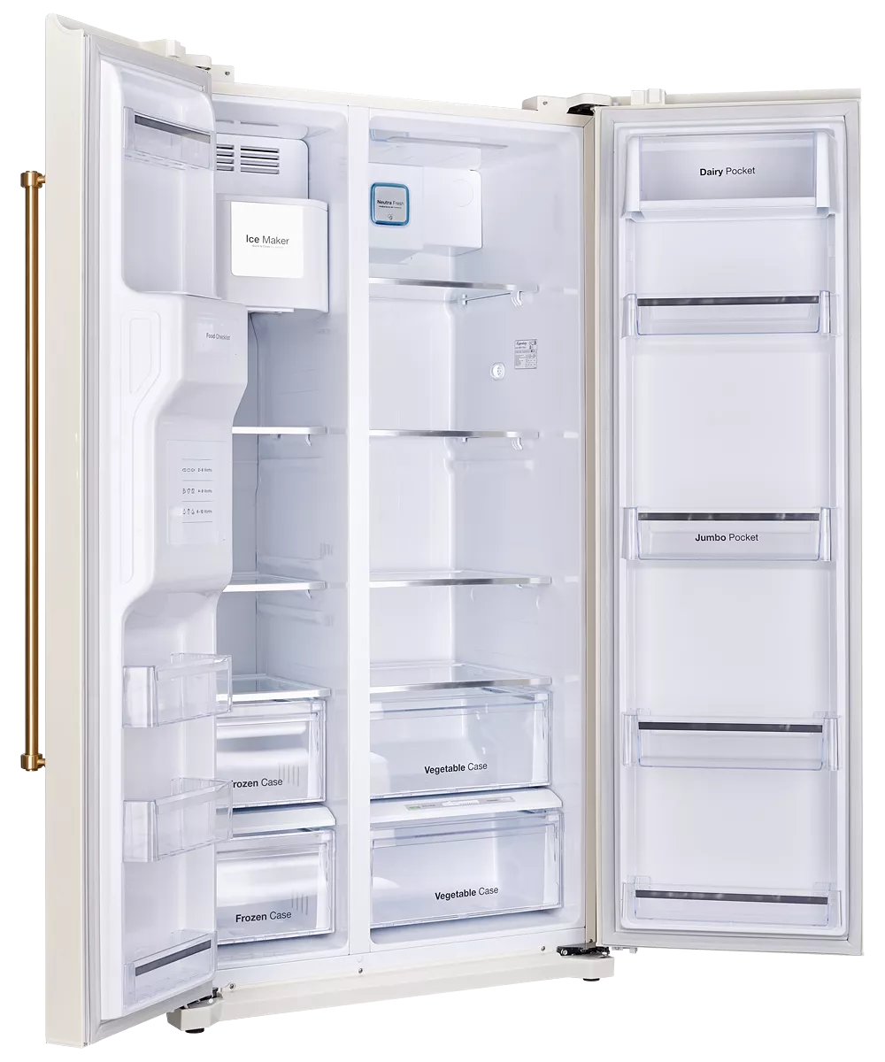 Холодильник Kuppersberg NSFD17793C вид сбоку открытый