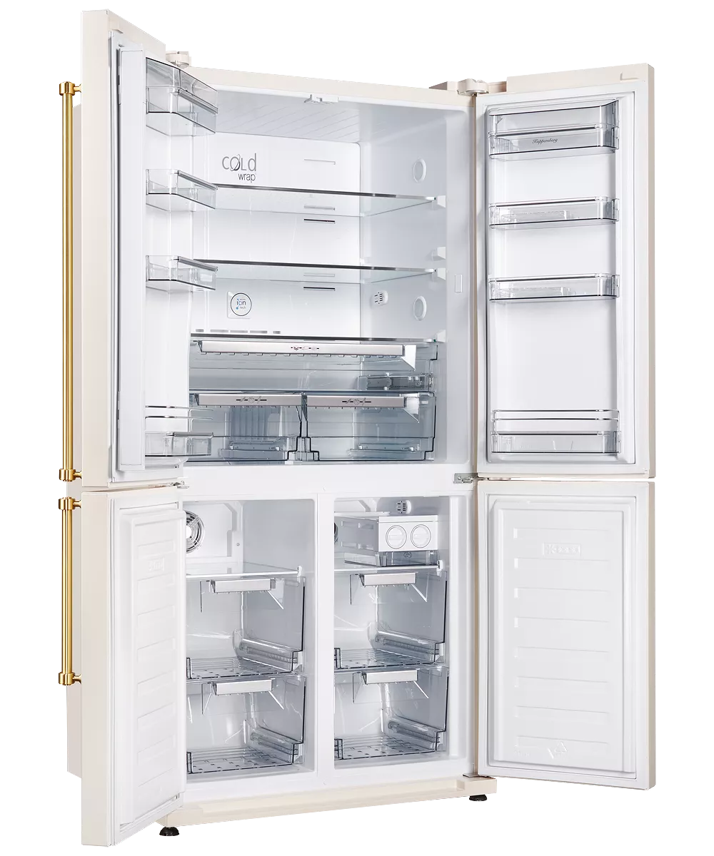 Холодильник Kuppersberg NMFV18591C вид сбоку открытый