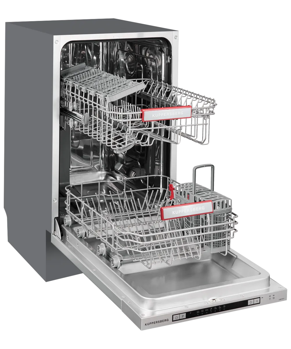 Посудомоечная машина Kuppersberg GSM4572 вид сбоку открытый