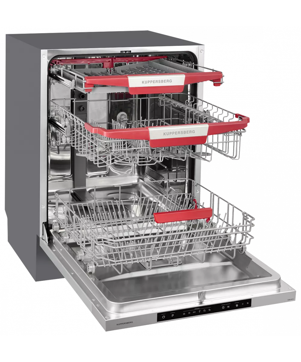 Посудомоечная машина Kuppersberg GSM6074 открытый вид сбоку